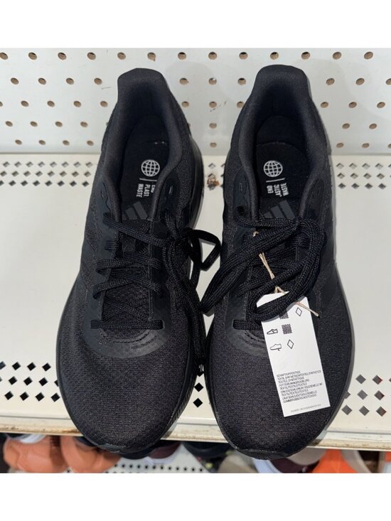 Adidas Runfalcon 3.0 Mens Athletic Running Shoes Size 9.5 Triple Black HP7544 main image 9